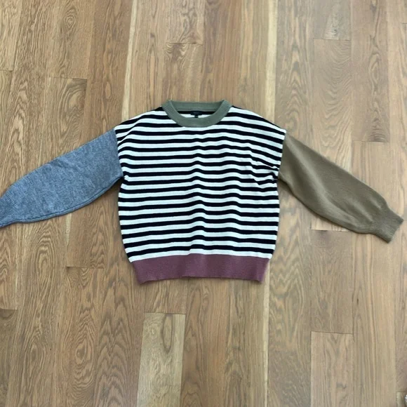 Piper and Scoot Multicolored Striped Sweater - Picture 1 of 3